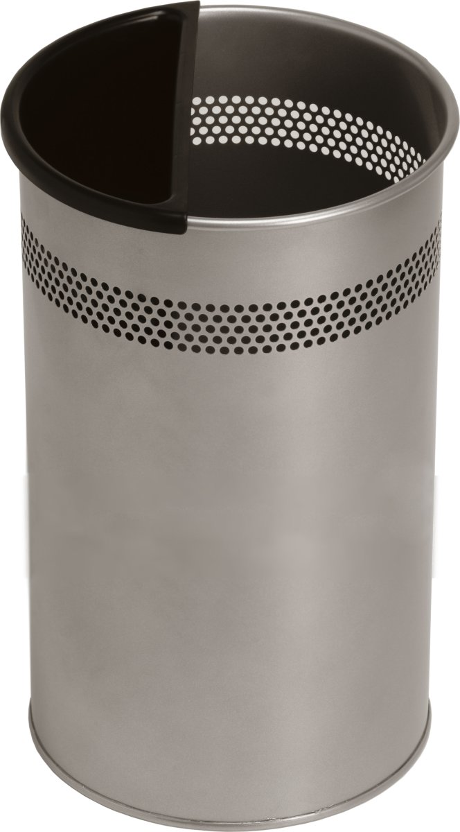 Twin Metal Papperskorg 21 liter, silver