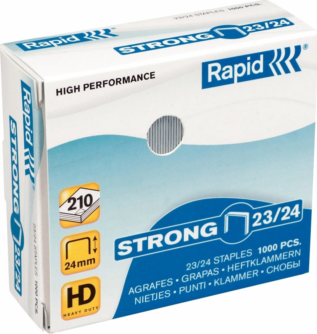 Häftklammer Rapid Strong 23/24, 1000 st