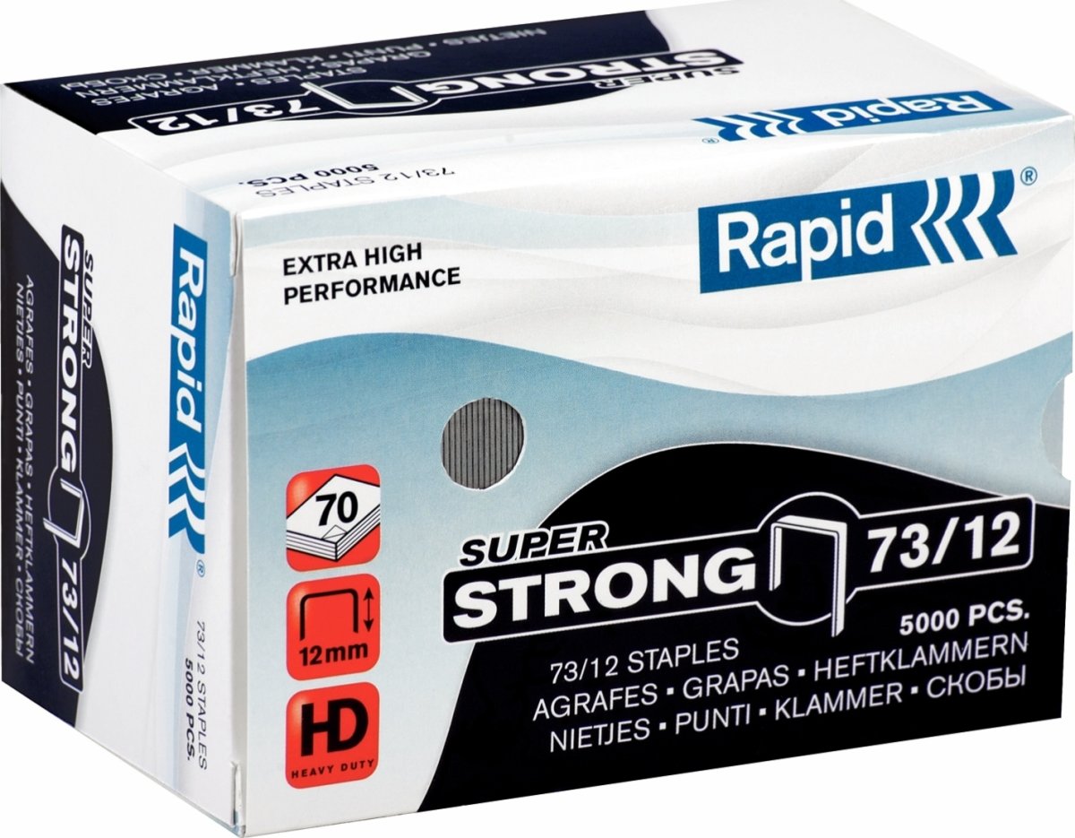 Rapid Super Strong 73/12 Hæfteklammer, 5000 stk.