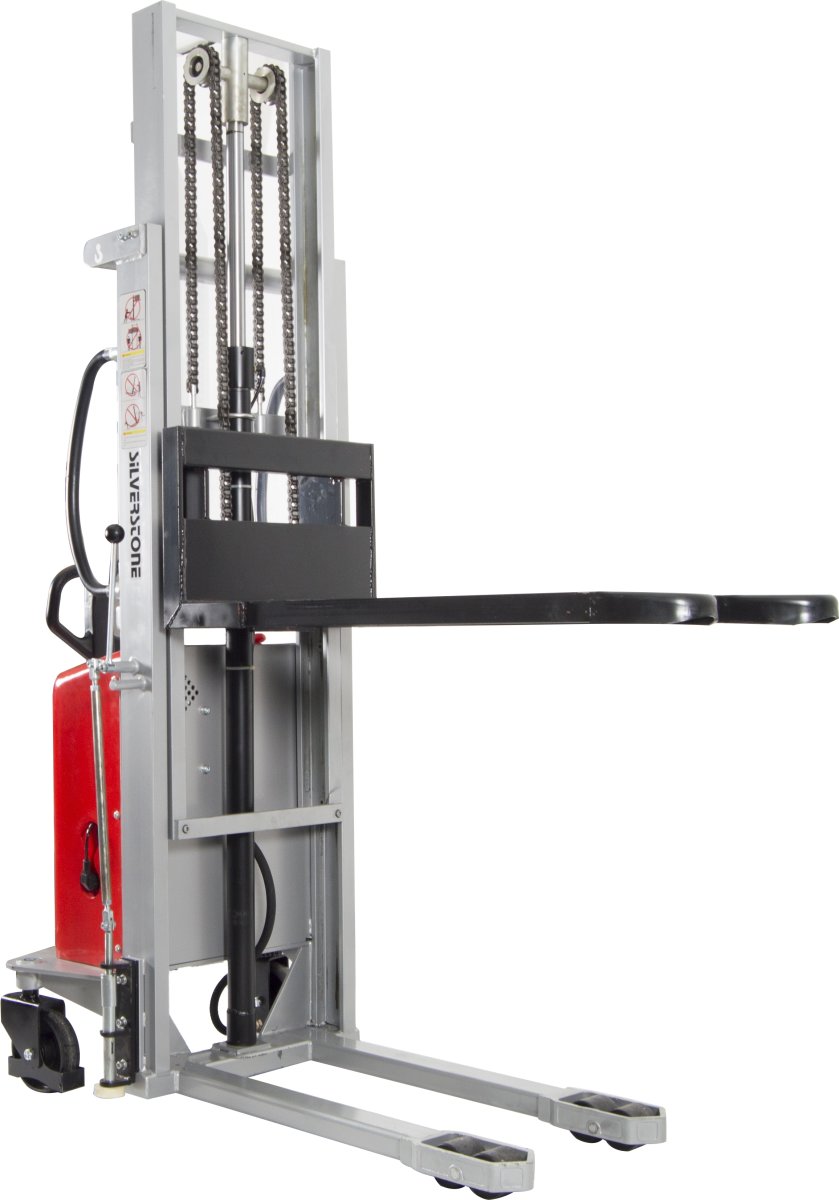 Staplare med semi-elektrisk lyft 3500 mm 1000 kg