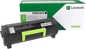 Lasertoner Lexmark 51B2X00 Svart 20 000 sidor