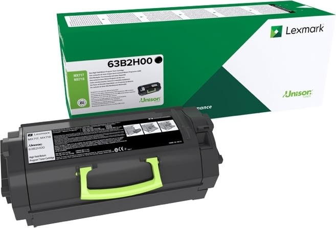 Tonerkassett Lexmark 63B2H00 Svart 25 000 sidor