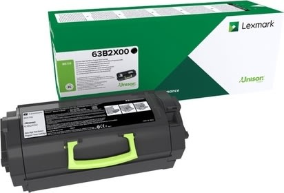 Tonerkassett Lexmark 63B2X00 Svart 45 000 sidor