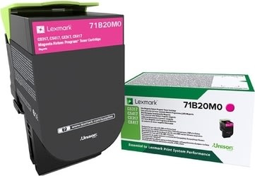 Tonerkassett Lexmark 71B20M0 Magenta 2300 sidor