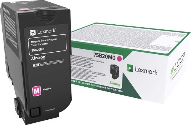 Tonerkassett Lexmark 75B20M0 Magenta 10 000 sidor