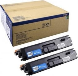 Lasertoner Brother TN900C Cyan 6000 sidor 2-pack
