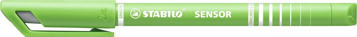 Stabilo Sensor fiberpenna, ljusgrön