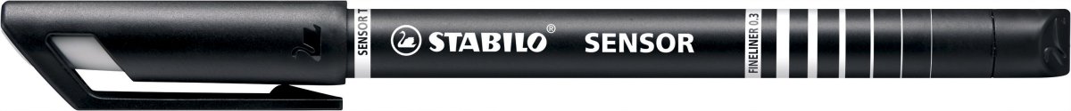 Stabilo Sensor fiberpenna, svart
