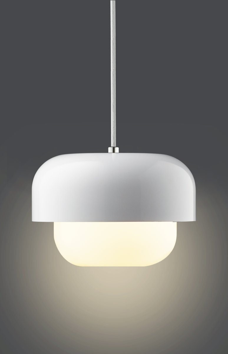 Taklampa Haipot Vit Ø23 cm