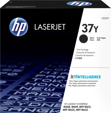 HP 37Y (CF237Y) lasertoner, sort, 41.000s