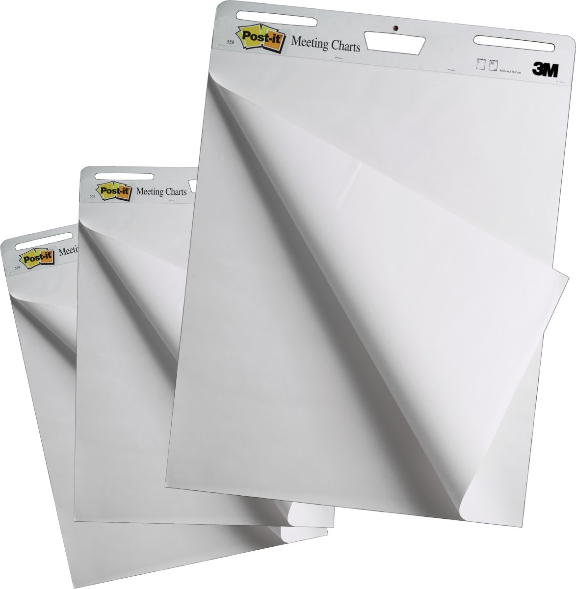 Post-it Flipoverpapper Wallpad, 63x77 cm, 3 block