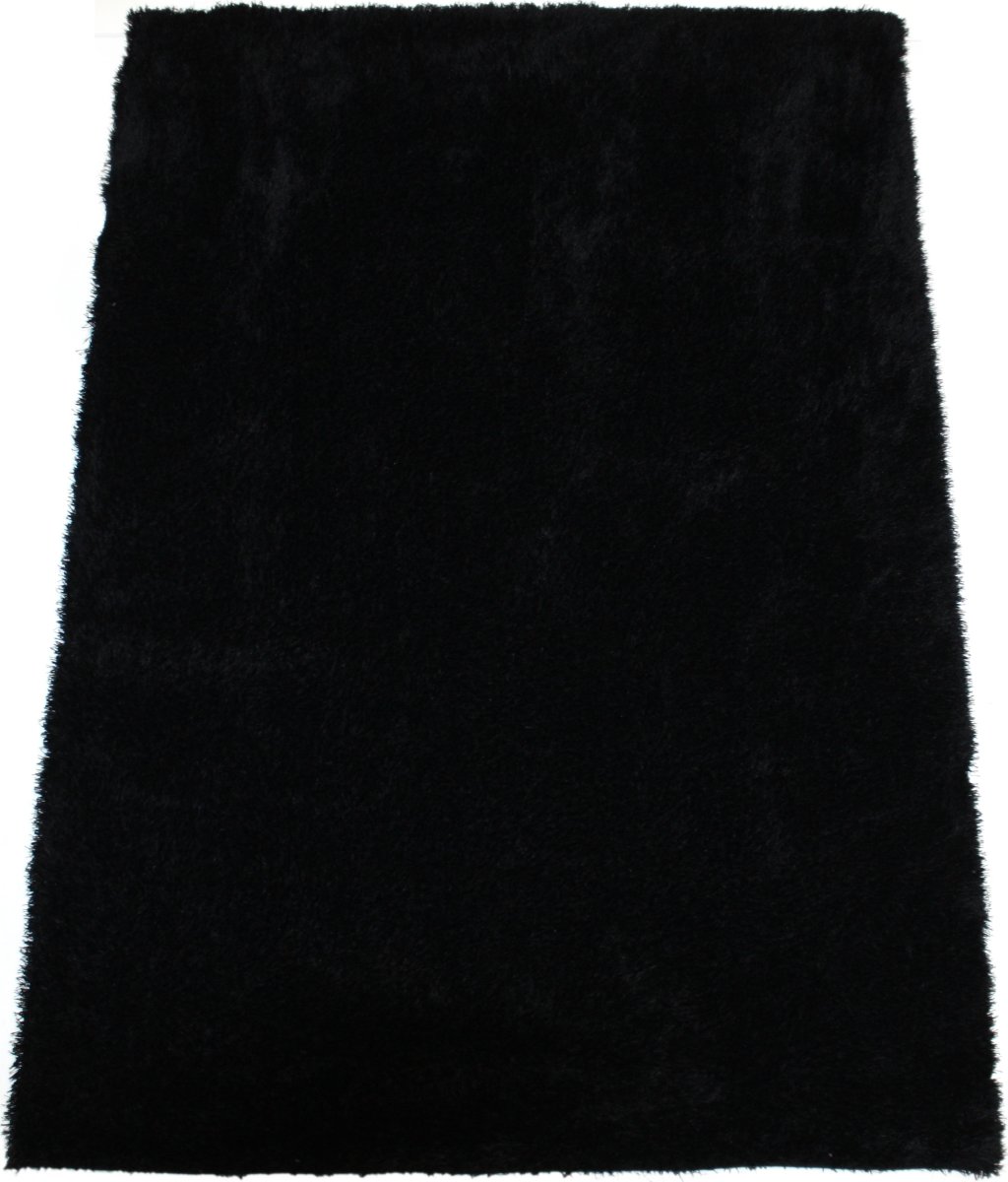Easy Cozy svart matta, 140x200 cm.
