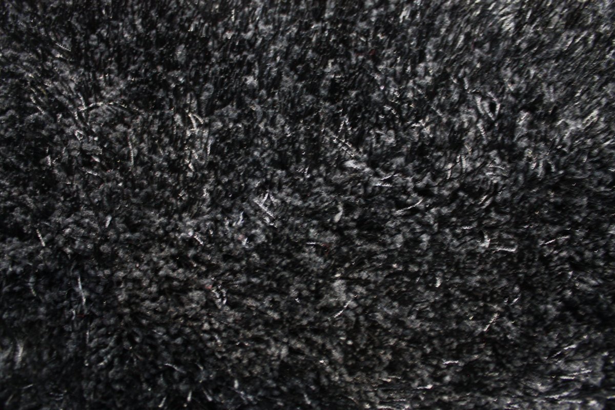 Easy Cozy svart matta, 140x200 cm.