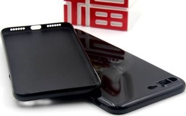 Twincase skal till iPhone X, svart (blankt)