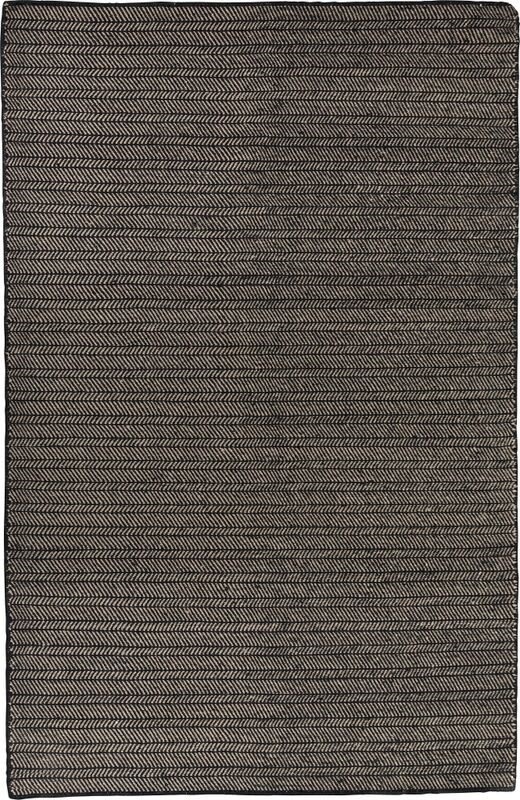 Wilma tæppe, 170x240 cm., sort 
