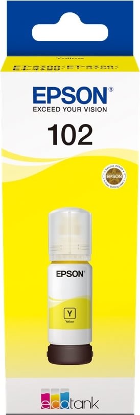 Epson T102 blæktank, gul, 70ml
