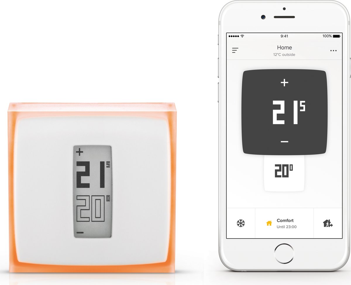Netatmo termostat med WiFi-anslutning