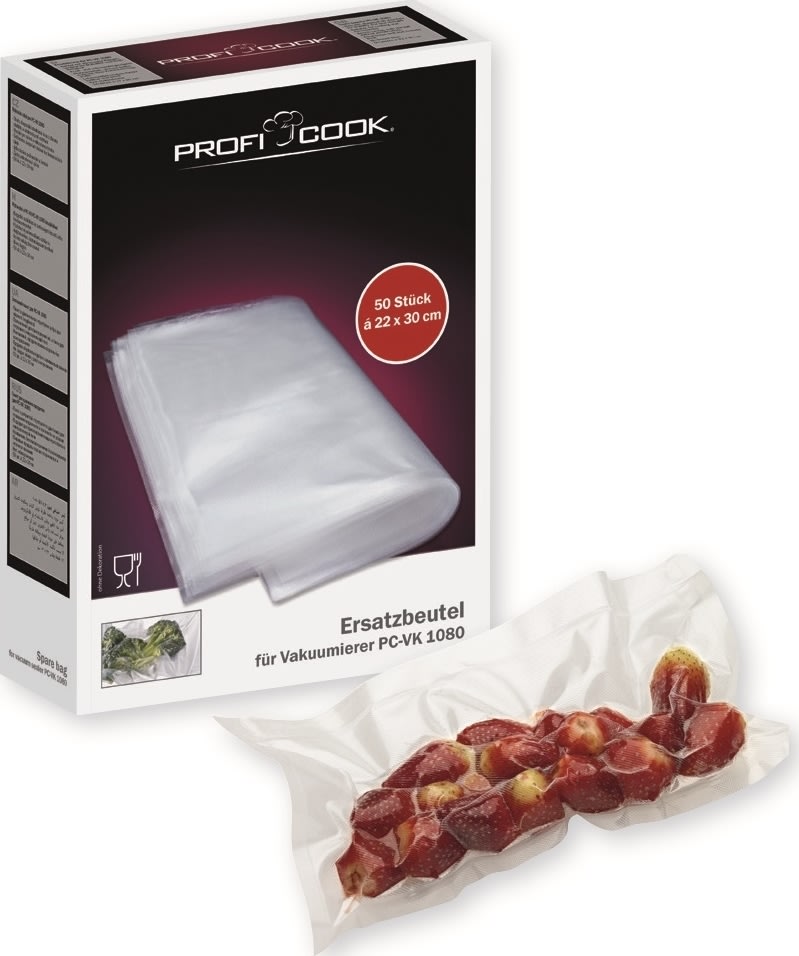 ProfiCook vakuumpåsar 22x30 cm 50 st