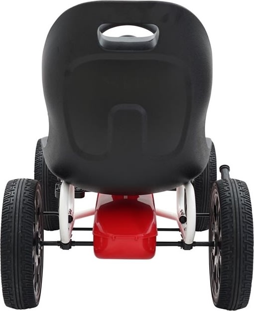 Abarth trampbil med gummidäck, röd