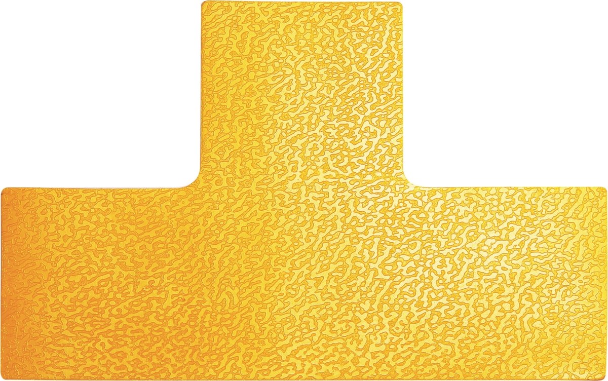 Golvmärkning Durable T-form Gul