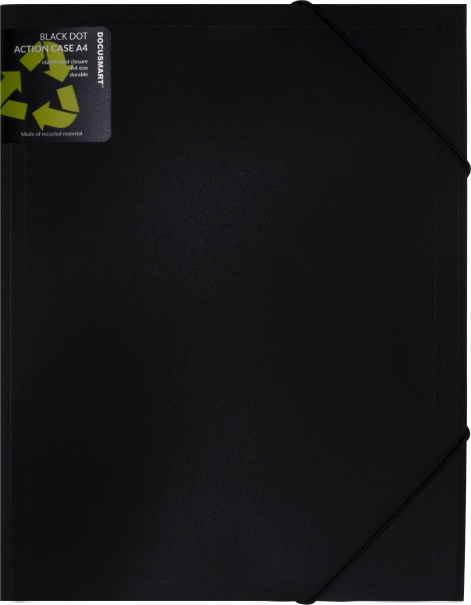 DocuSmart Lyx snoddmapp, A4, PP, svart
