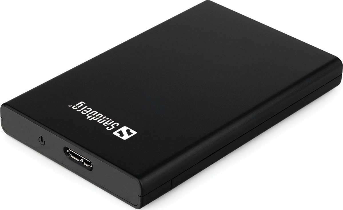Sandberg USB 3.0 til SATA Box 2.5'', sort