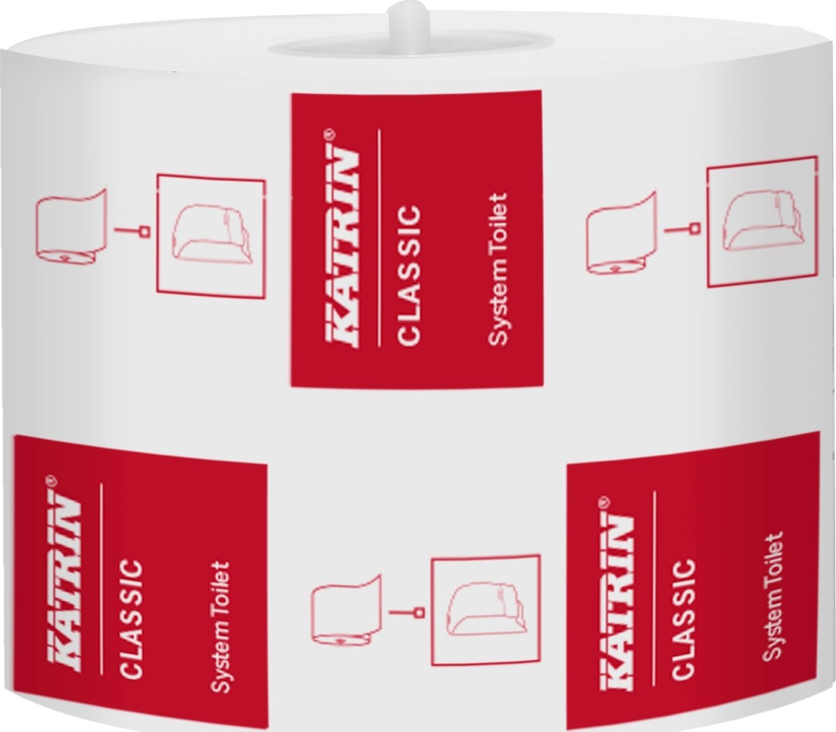 Katrin Classic toalettpapper för systemdispenser