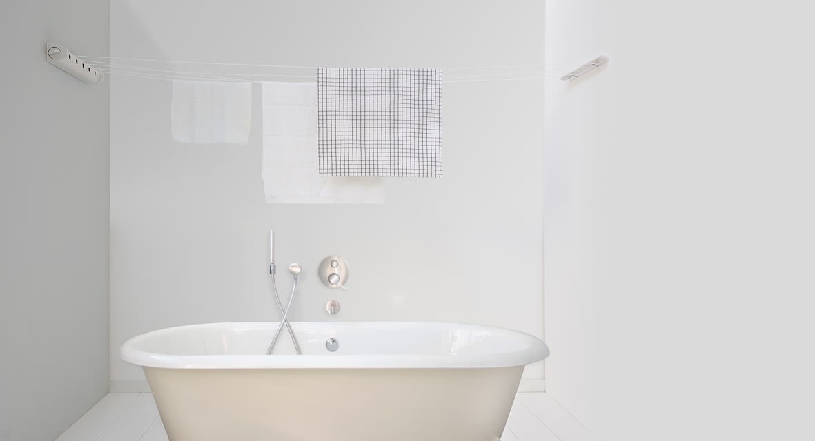 Utdragbar tvättlina Brabantia 22 meter