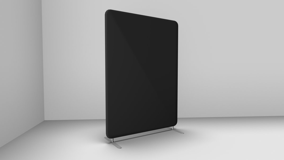 Abstracta softline skærmvæg Mørk grå B80xH170 cm
