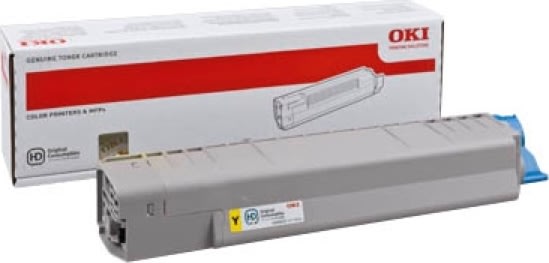 Lasertoner OKI 44059253 Gul 10 000 sidor