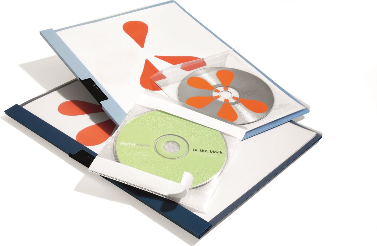Durable självhäftande CD-ficka, 10 st.