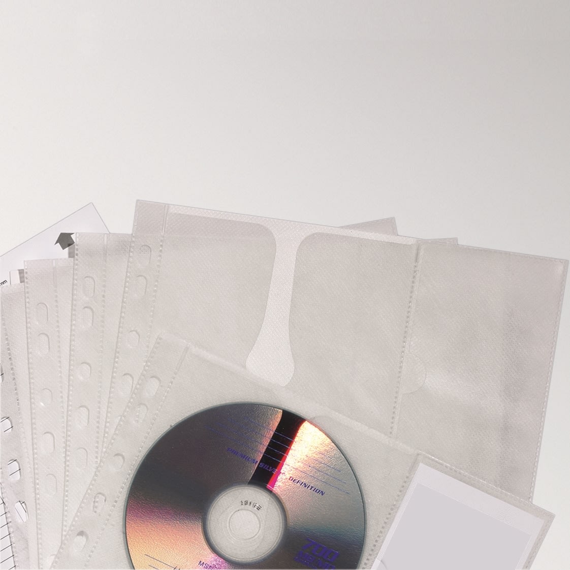 Durable A4 CD-ficka, 5 st.