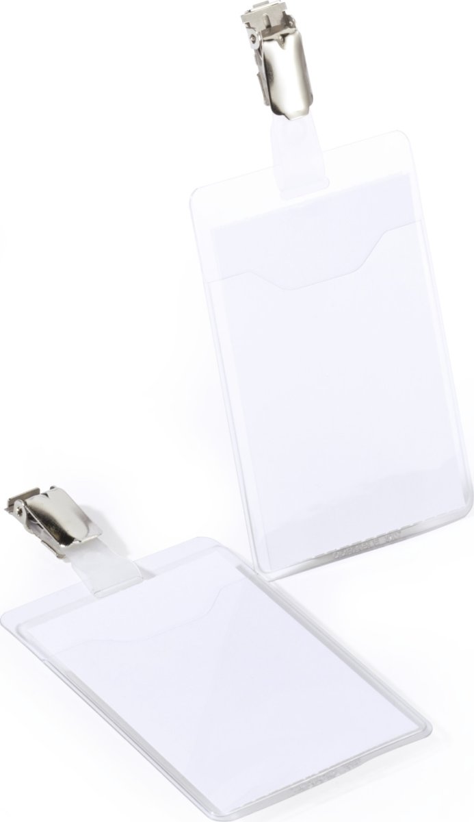 Durable namnskylt med clips 90 x 60 mm, 25 st