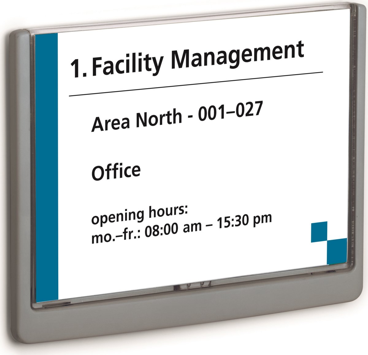 Durable Click Sign Skilt 210x149 mm (A5)