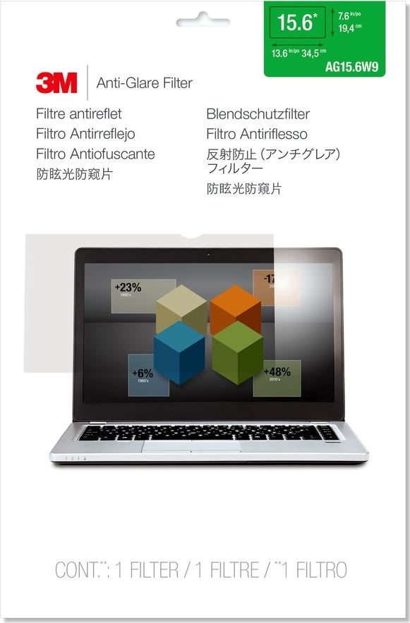 3M Anti-Glare skærmfilter laptop 15,6''