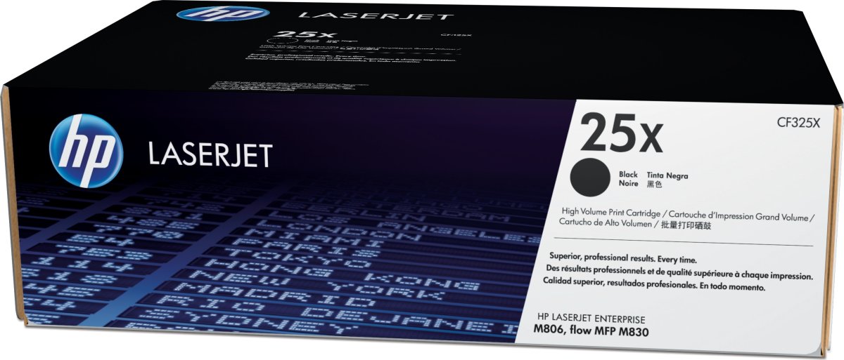 HP 25X LaserJet blækpatron, sort, 34.500s