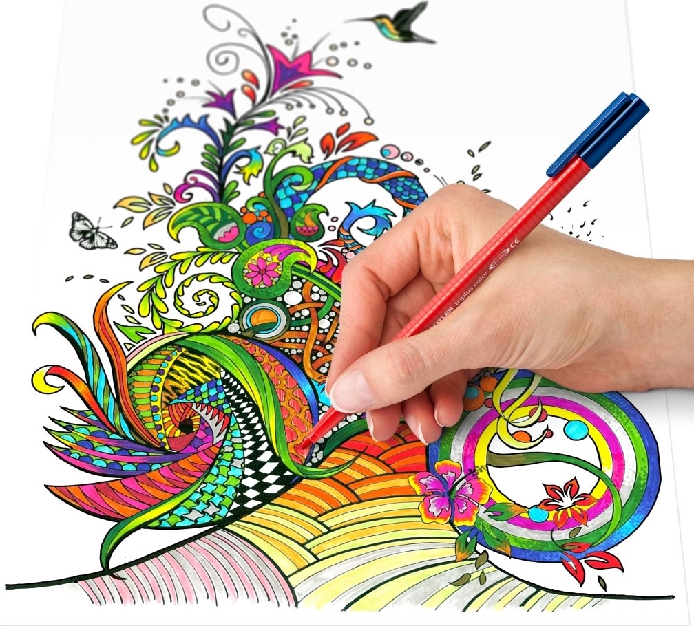 Staedtler Triplus Color 323 tuschpennor, 10 st
