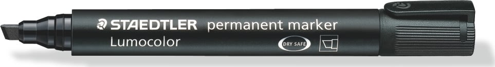 Staedtler Lumocolor 350 märkpenna, snedskuren, per