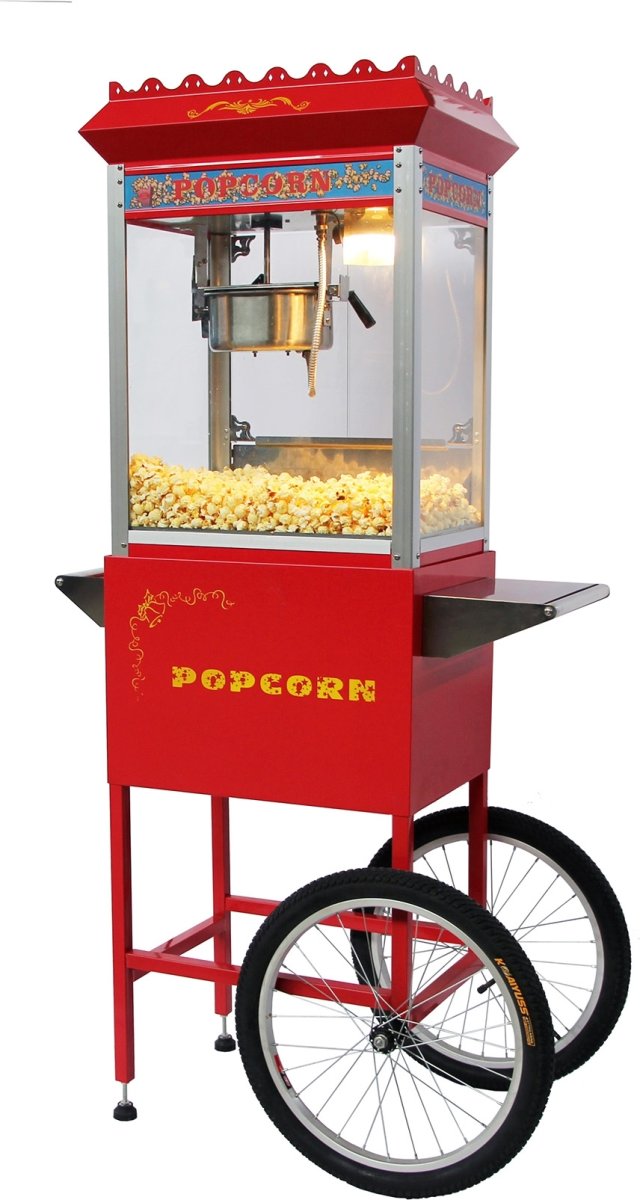 Popcornmaskine ON-PP8, rød