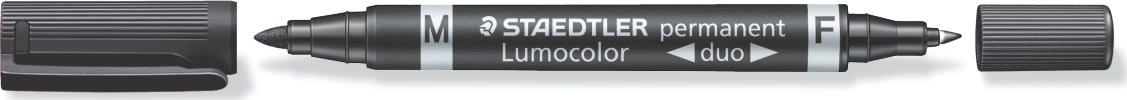 Staedtler Lumocolor Duo 348 märkpenna, permanent,