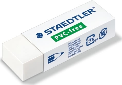 Staedtler 525 PVC-fritt radergummi, stor