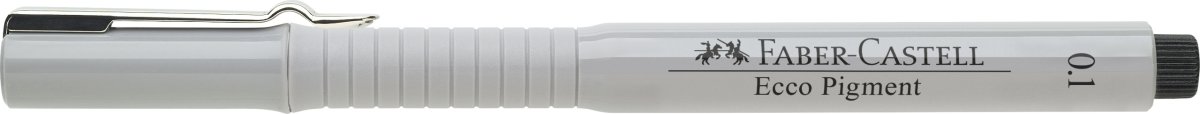 Faber-Castell Ecco Pigment Finepen, 0,1 mm, svart