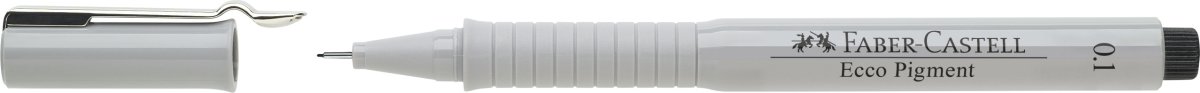 Faber-Castell Ecco Pigment Finepen, 0,1 mm, svart