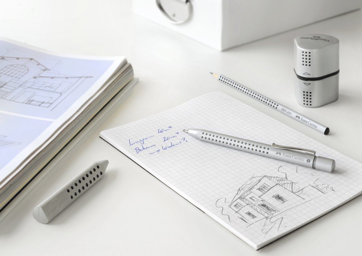 Faber-Castell Grip Stiftpenna, silver