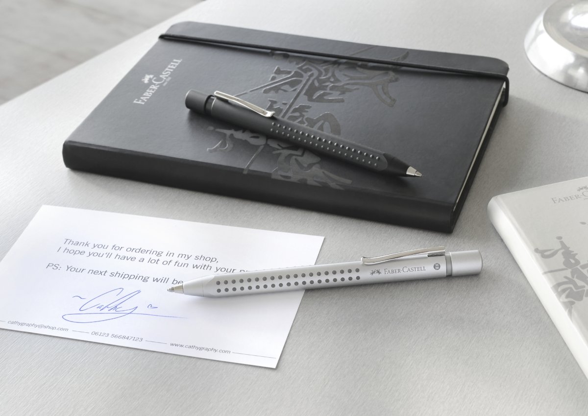 Faber-Castell Grip Kulspetspenna, svart