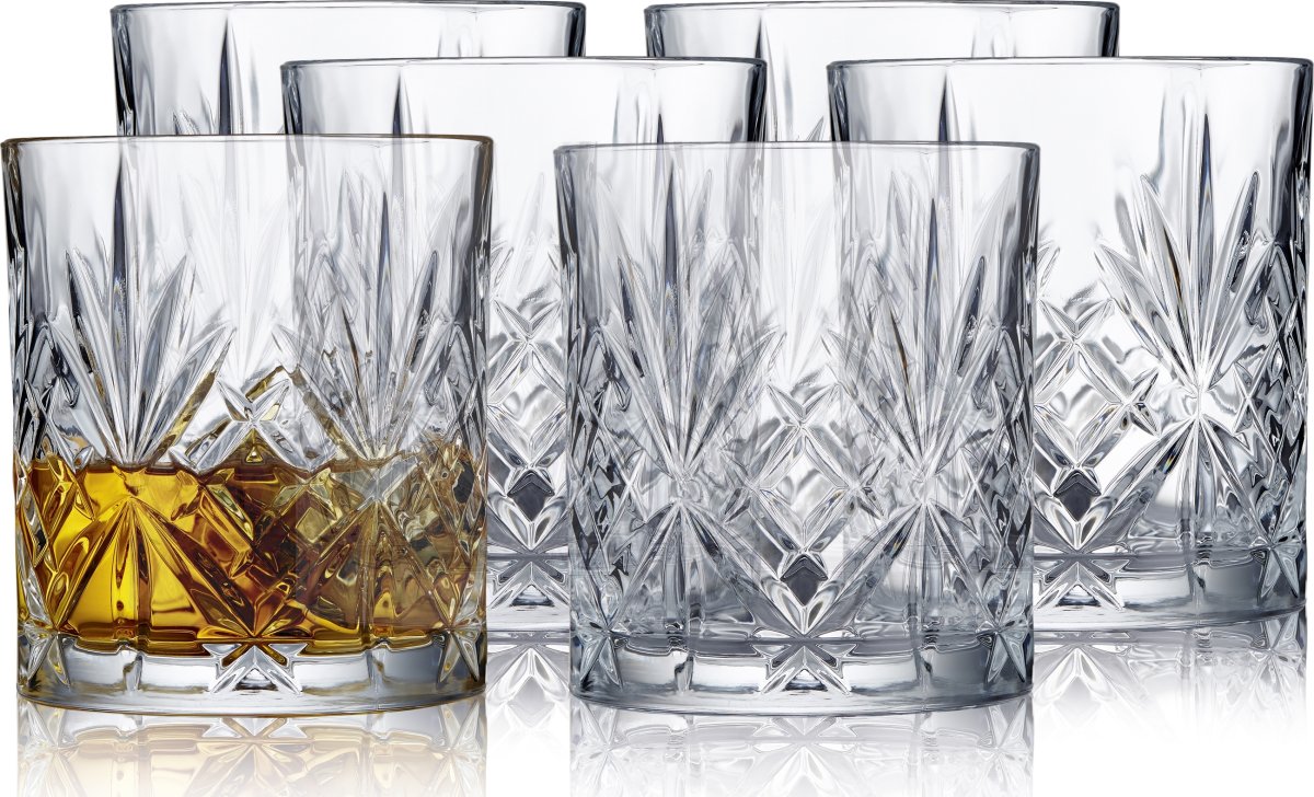 Lyngby Glas Krystal Melodia Whiskyglas, 6 st. 31cl