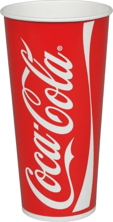 Pappersmuggar, Coca-Cola, 50 cl, 50 st.