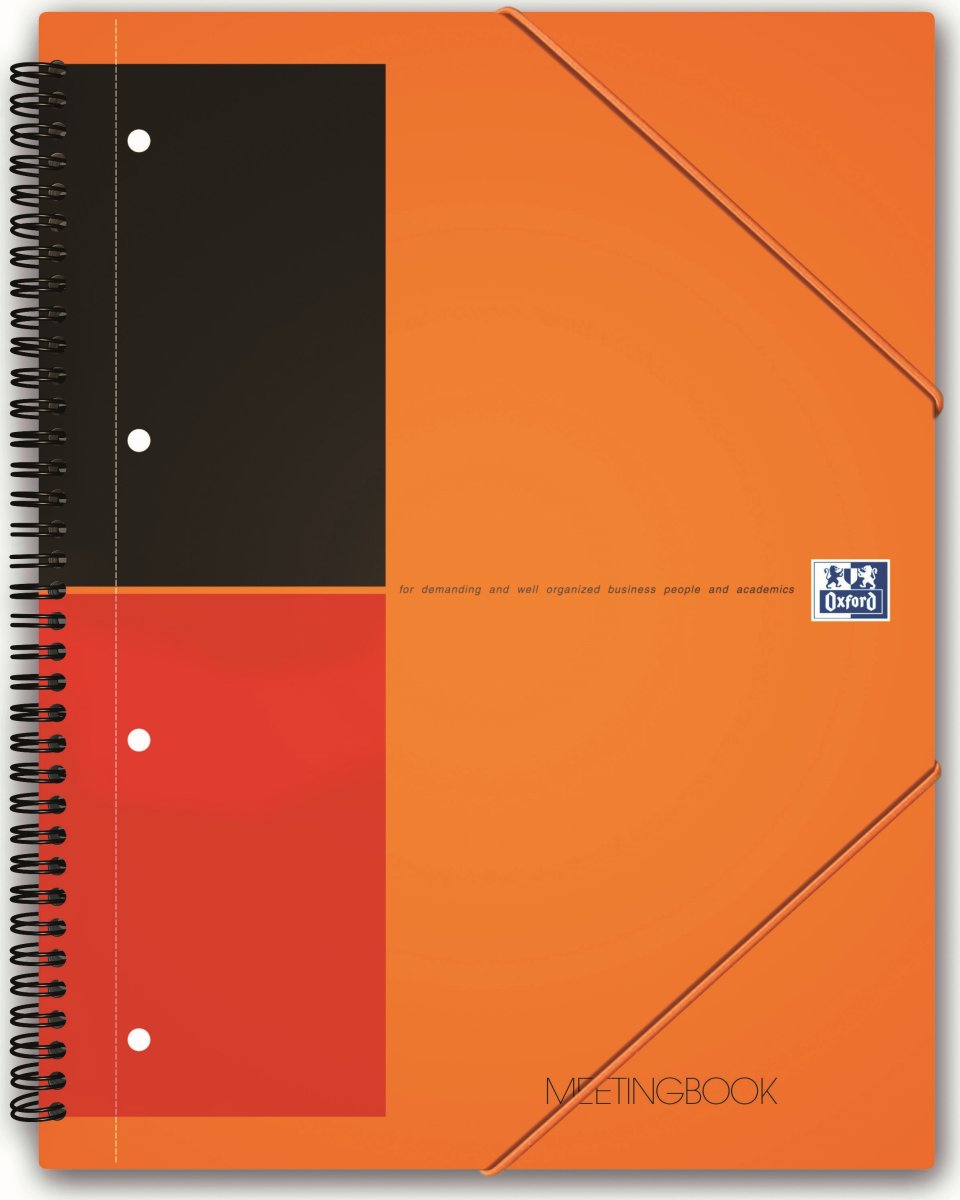 Oxford Int. Meetingbook Spiralblock A4+, linjerat