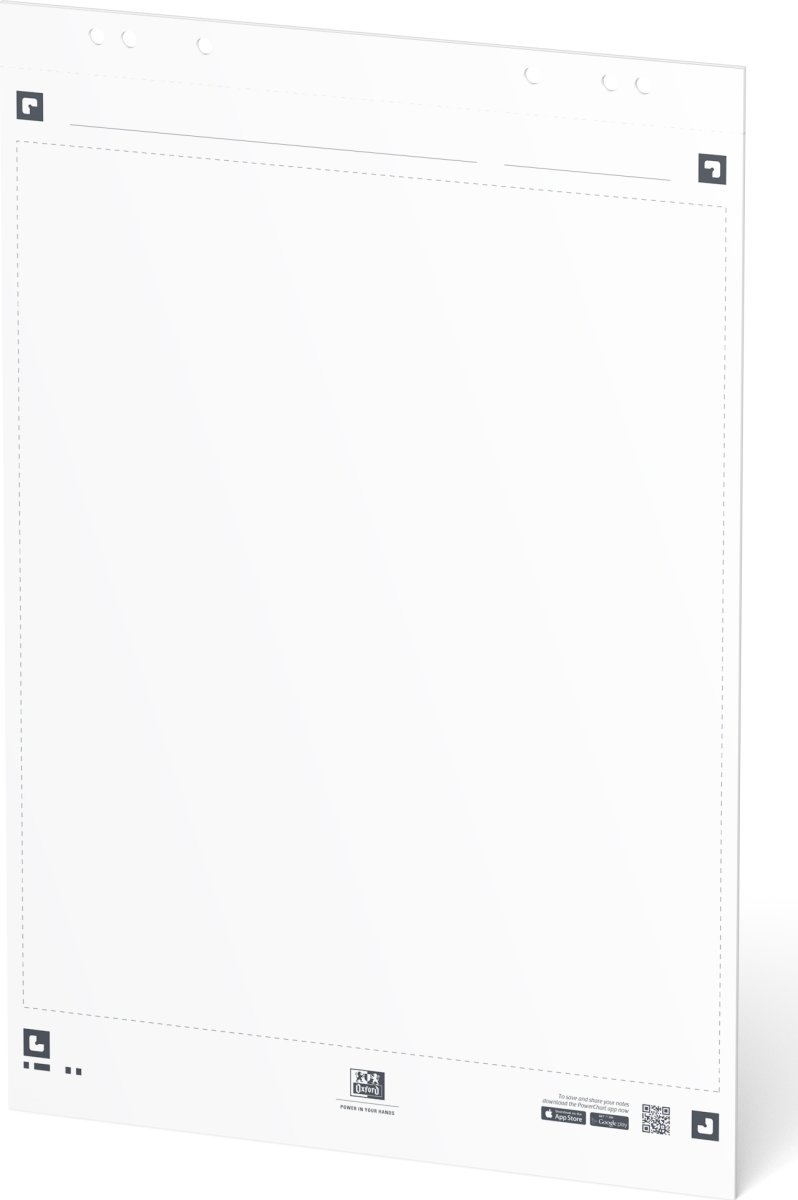 Oxford Smart Chart Sticky Blädderblock 650x800 mm
