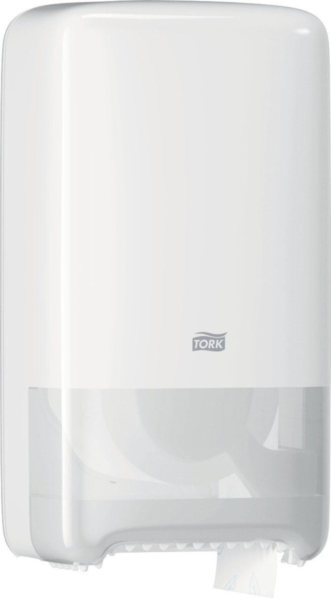 Tork T6 Twin Dispenser toiletpapir, hvid